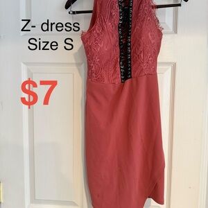 Women's Red Lace Dress